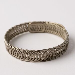 Silvertone Expanding Bracelet